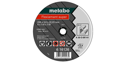 Cutting Disc Aluminium METABO